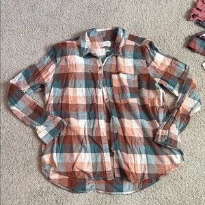 UniversalPlaid Button-Up Shirt